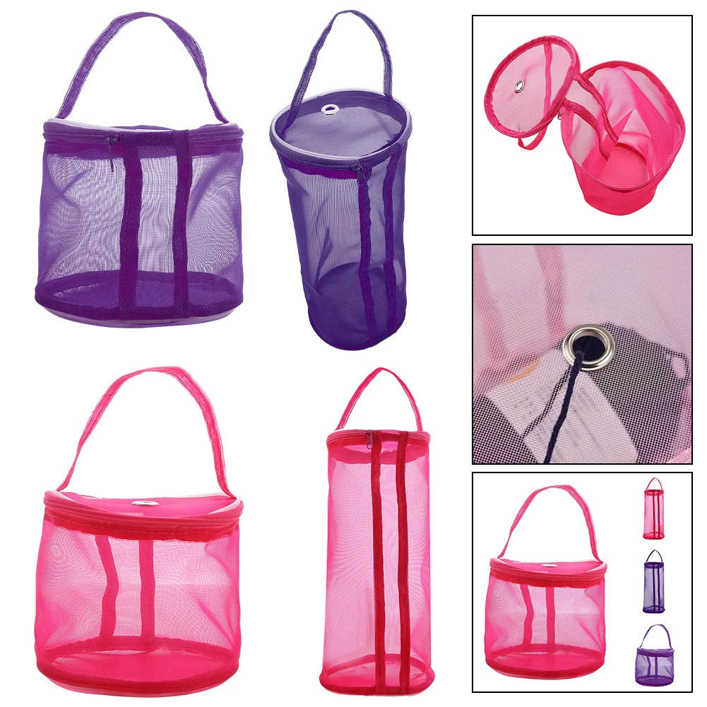 Wool Diy Hand Knitting Tool Storage Bag Spacious And Convenient Keep Your Knitting Essentials Organized Purple/Rose