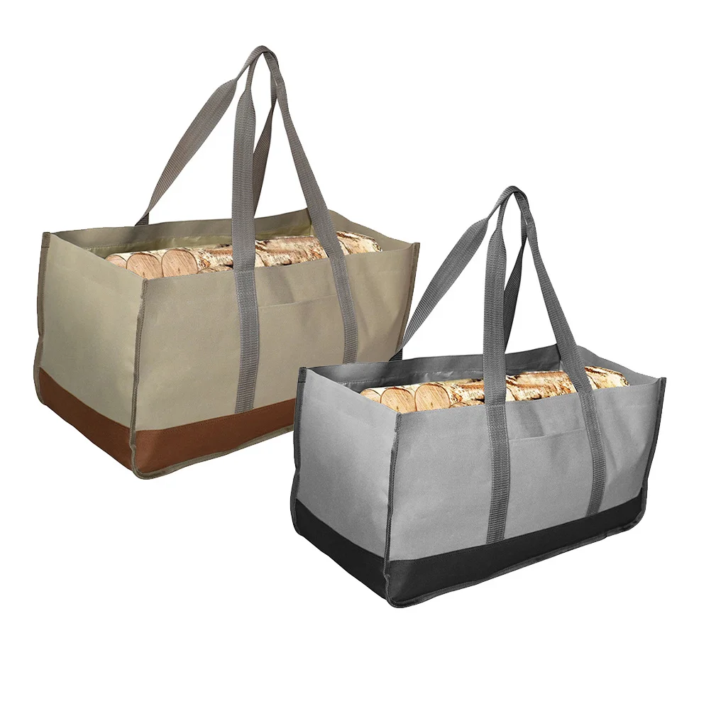 المحمولة دائم سجل حمل حقيبة متعددة الوظائف حامل الحطب سعة كبيرة التخزين لأدوات الحدائق نزهة الملحقات #1