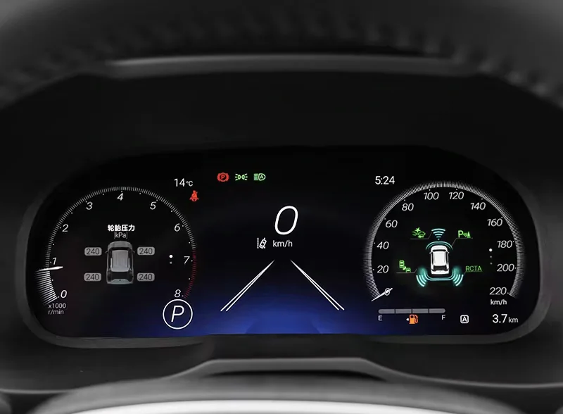 

Цифровая панель приборной панели для Toyota RAV4 2017 2018 2019 2020, виртуальная приборная панель, кабинет, ЖК-дисплей, спидометр, мультимедиа, GPS