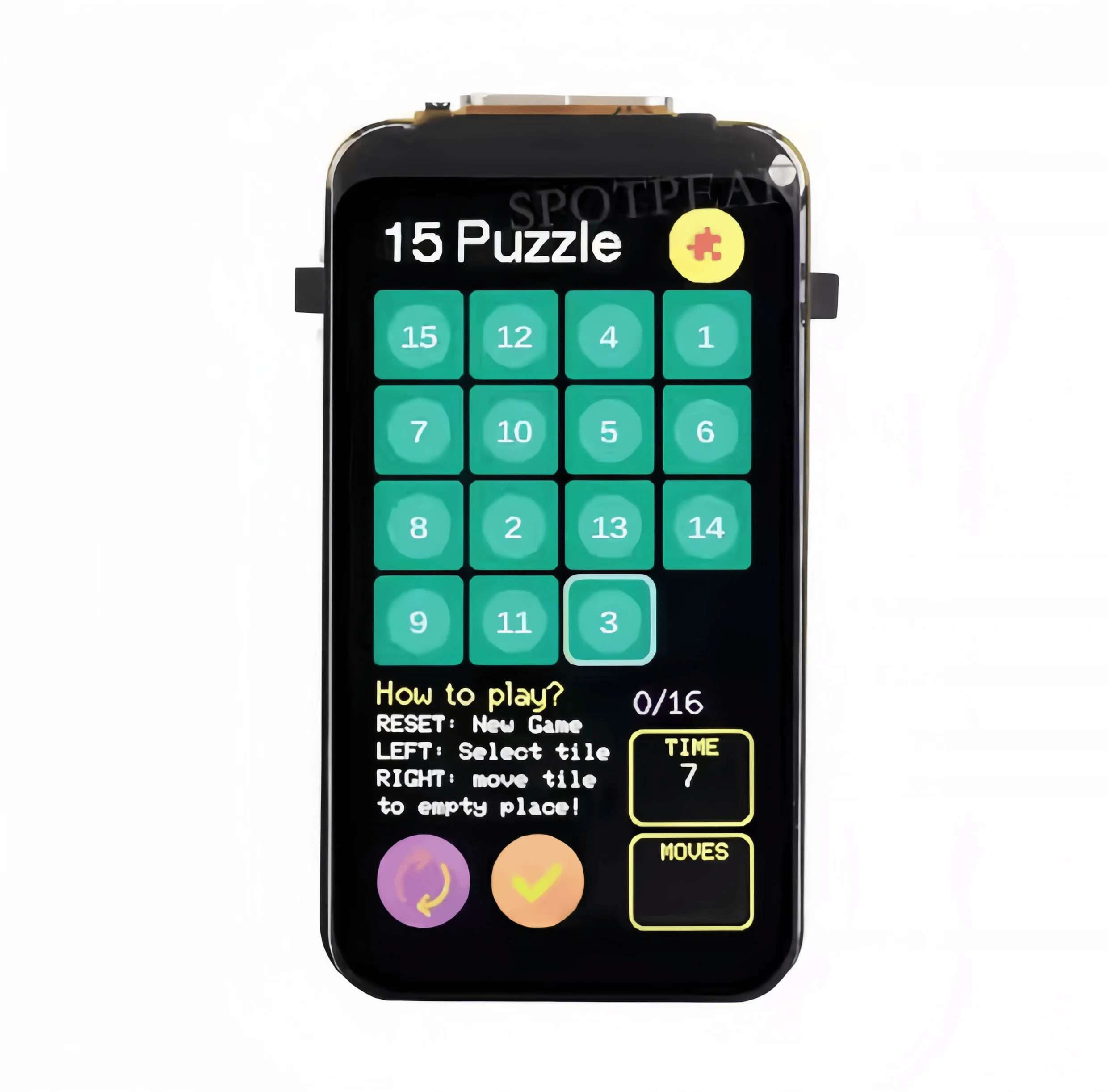 ESP32 C6 개발 보드 1.47인치 LCD 디스플레이 172x320 RGB 조명 SD 슬롯 포함 Arduino와 호환 가능