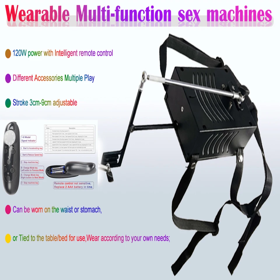 FREDORCH  120W wireless remote Wearable sex machine mute for women masturbate vibration sex toys sex machine SEX TOYS FOR WOMEN