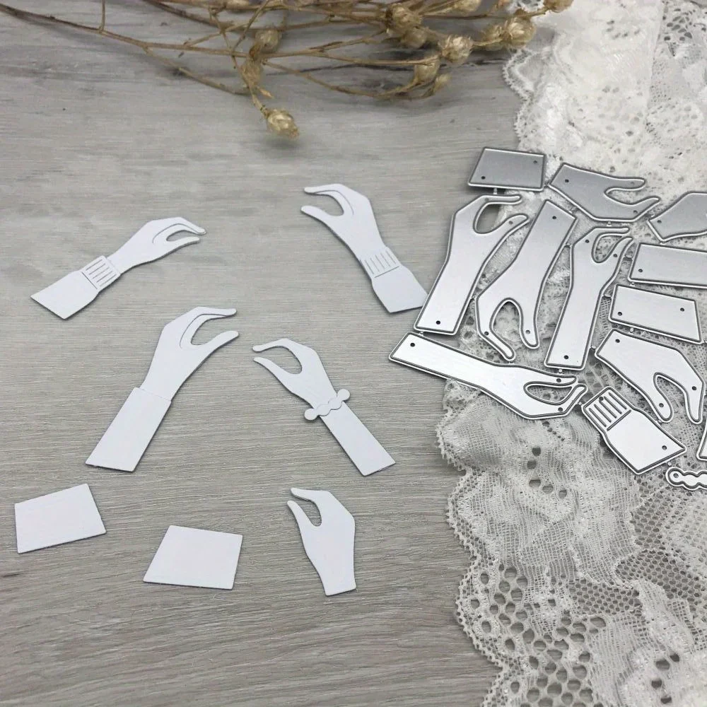 

1pcs metal cutting dies cut die mold hands decoration Scrapbook paper craft blade punch stencils dies