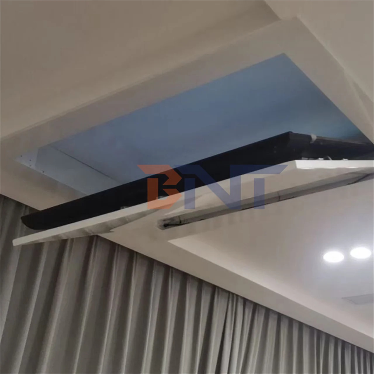 CE Certified Motorized TV Lift System Hidden Ceiling Type Vertical 90 Degree 32~55 Inch Plasma TV Hidden in the TV Box