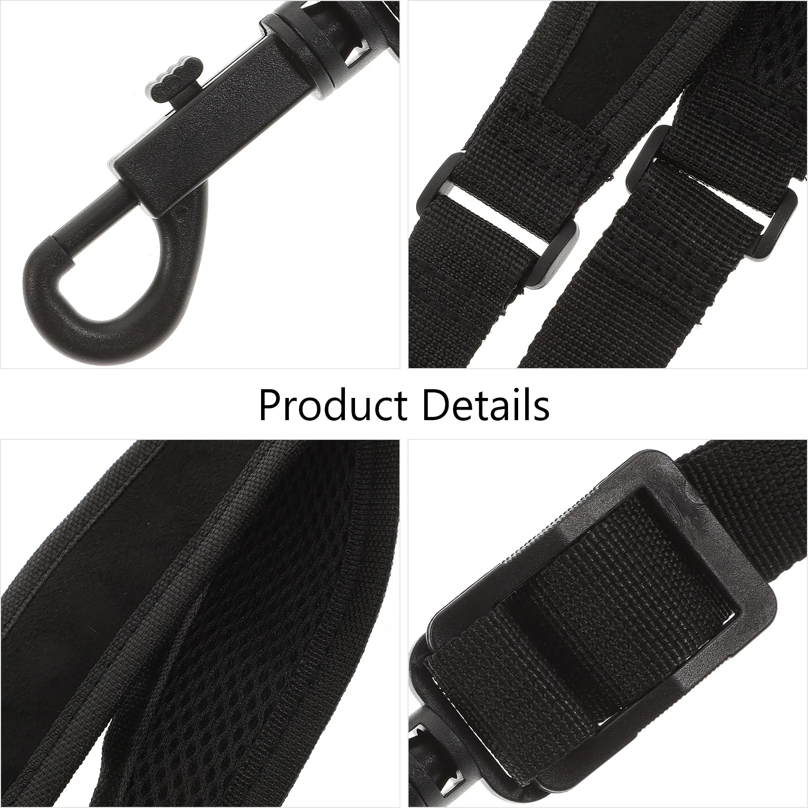 

Saxophone Belt 53x5x1.5cm Durable Nylon Adjustable Strap Hook Portable Lightweight Travel Outdoor Musical Accessories