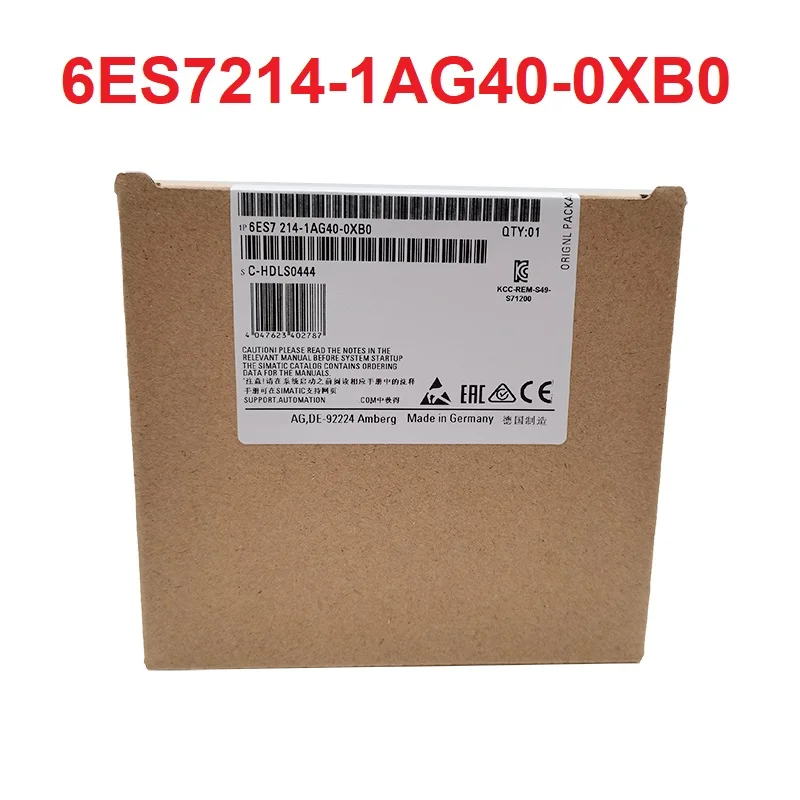 S7-1200 CPU1214C 6ES7214-1AG40-0XB0 6ES7214-1BG40-0XB0 6ES7214-1HG40-0XB0 Original New