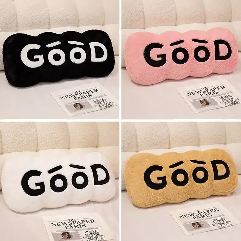 Creative Good Sofa Pillow Letter Plush Cushion Long Pillows on A  Bed The Living Room Decoration Can Be Disassembled and Washed