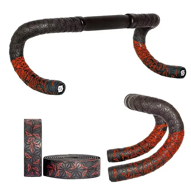 Neue Rennrad Bar Band Bunte Farbverlauf Lenker Bänder EVA + PU Weiche Anti-Vibration Wrap Band Langlebig bar Bartape 2150mm – Detail 9