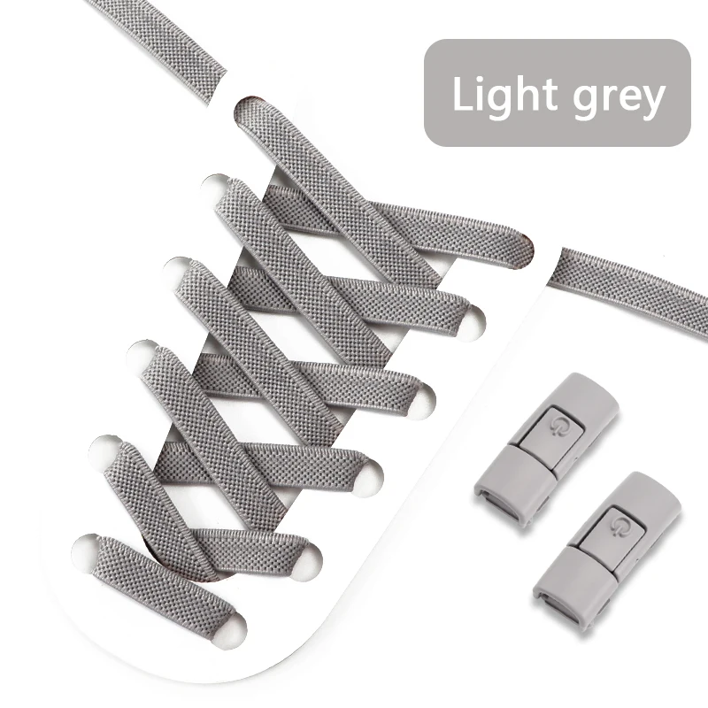 Bunte Press Lock No Tie Schnürsenkel, elastische Schnürsenkel für Sneakers, Sport, elastische Schnürsenkel ohne Schnürsenkel, Einheitsgröße, passend für alle Erwachsene und Kinder