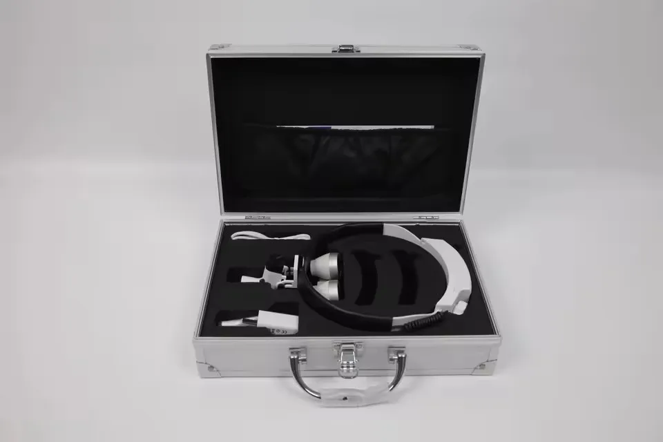 2026 10W LED Wireless Dental Headlight Dual Battery Rechargeable ENT Surgical Medical Headlamp HLD-10W ESC Medicams