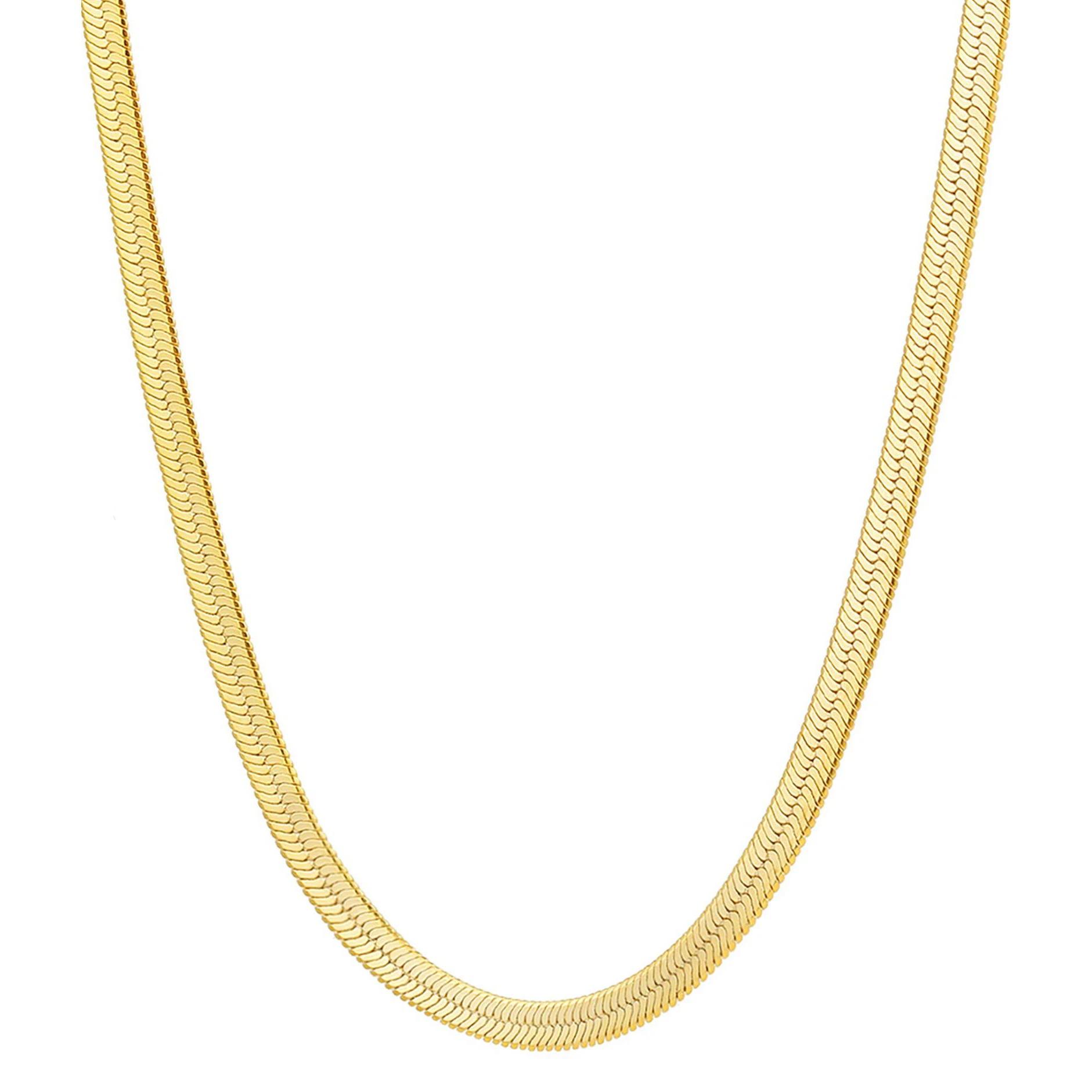 

Shevalues 14K Gold Plated Necklace Jewelry for Women New Neck Chain Choker Aesthetic Snake Necklaces Decoration Accessories