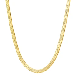 Shevalues 14K Gold Plated Necklace Jewelry for Women New Neck Chain Choker Aesthetic Snake Necklaces Decoration Accessories