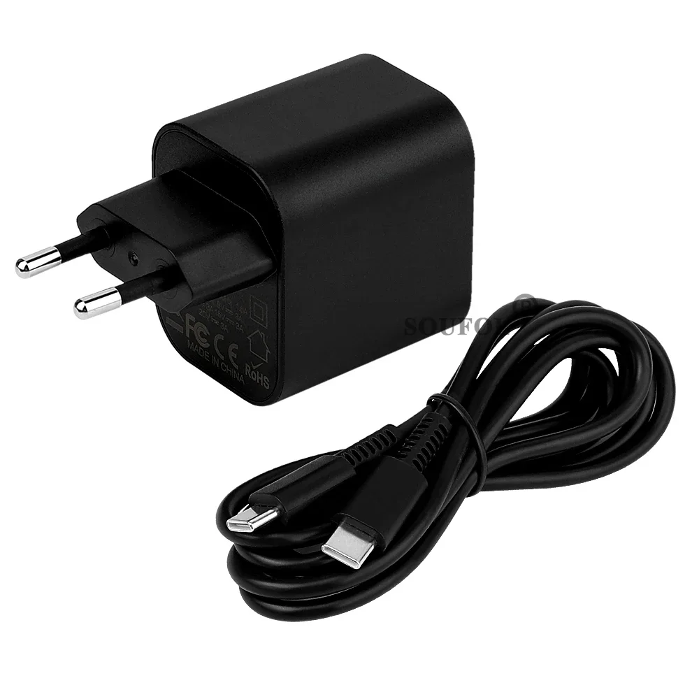TYPE-C Power Adapter 60W Fast Charger For Switch 2 Charger For NS2 NS  Power Supply Support Switch TV Dock