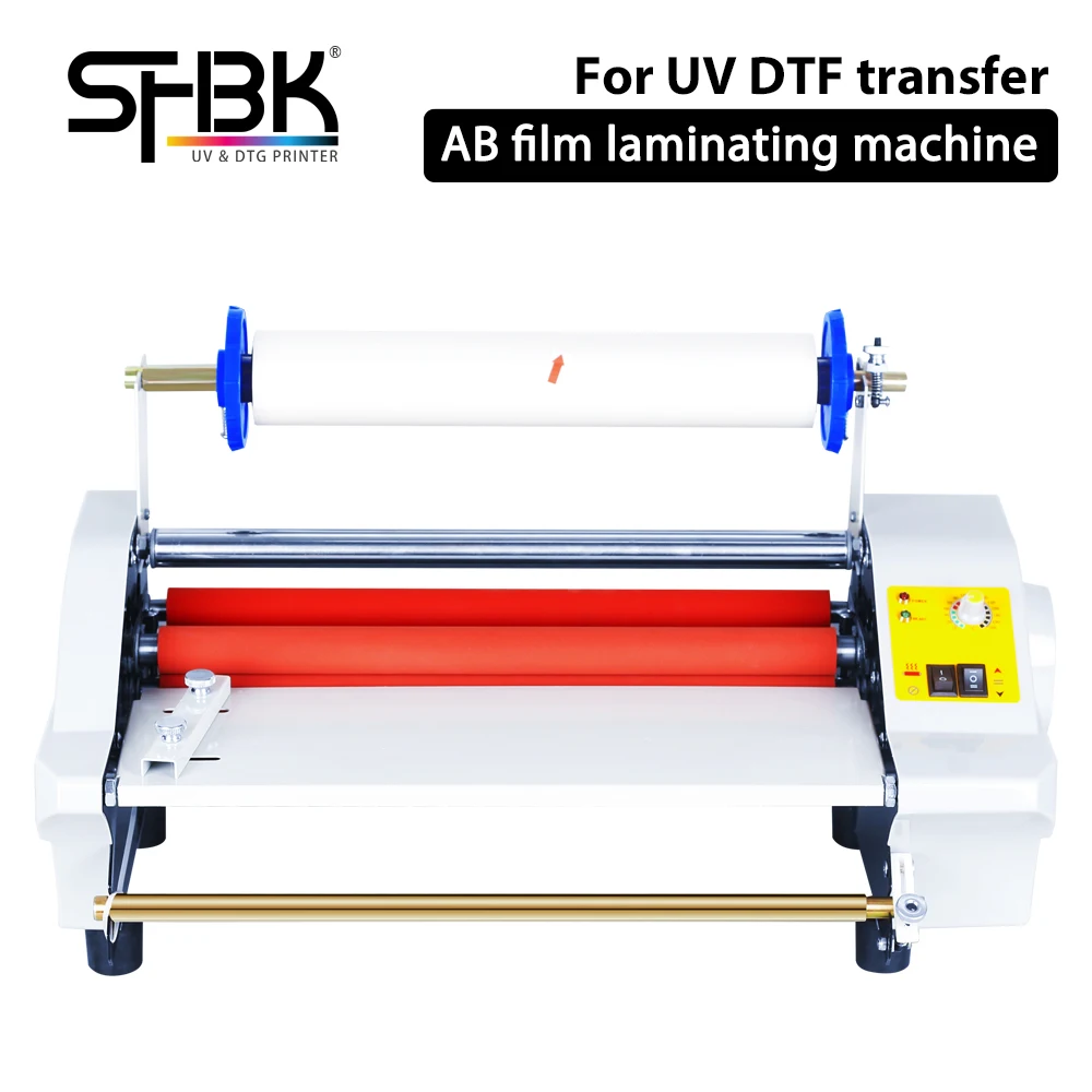A3 A4 UV DTF Laminating Machine Automatic Cover A film to B film. compatible with all B roll film lamination transfer sticker