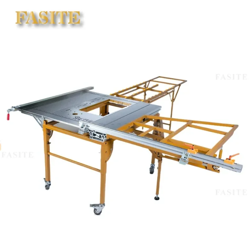 For 9th Gen Rocker Arm Push Table Saw Miter Cutting Woodworking Full Set Precision Saw Table Integrated Machine