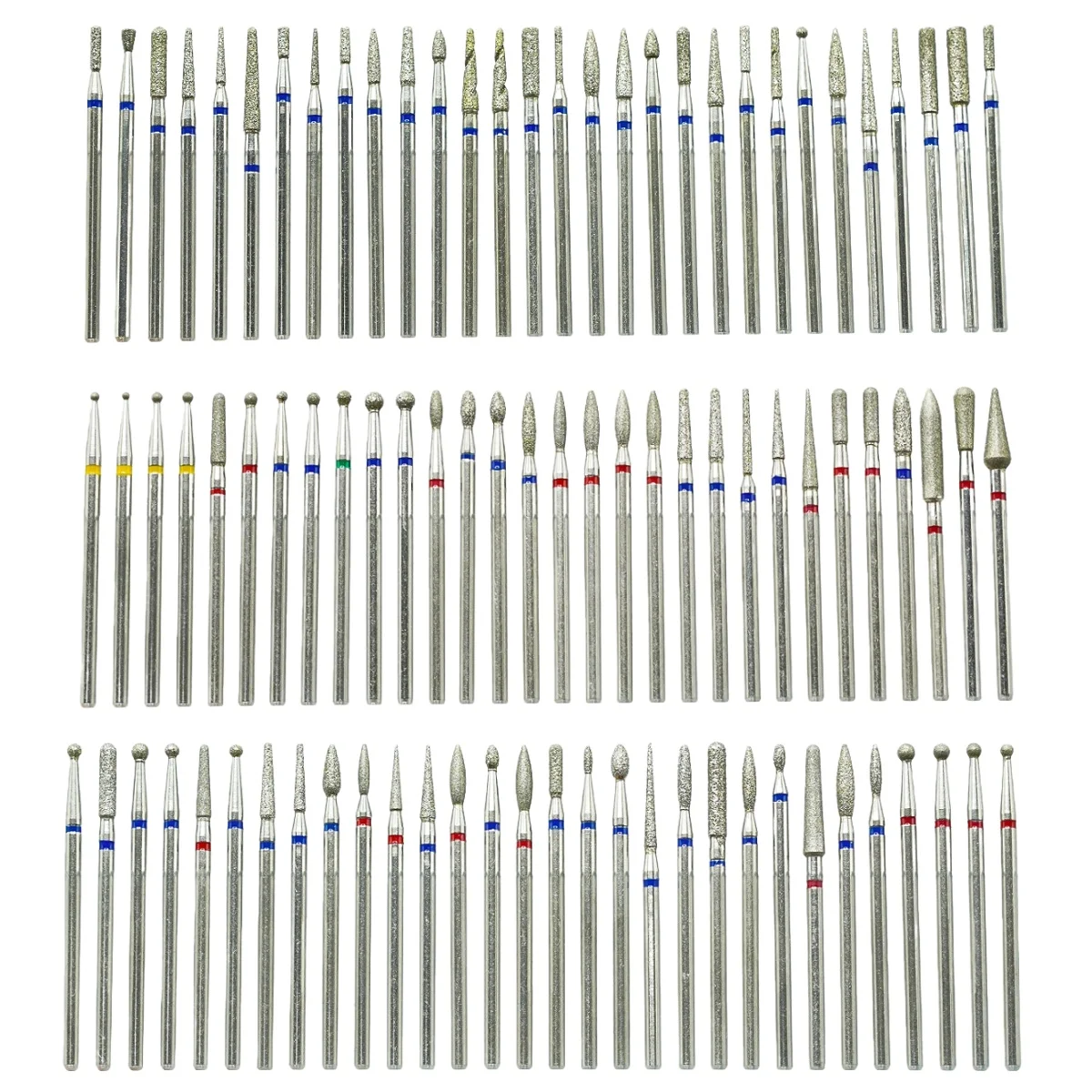 

1 коробка, набор алмазных сверл для ногтей, роторная электрическая дрель для ногтей, фреза для маникюра, педикюра, полировки, сильная пилочка для ногтей