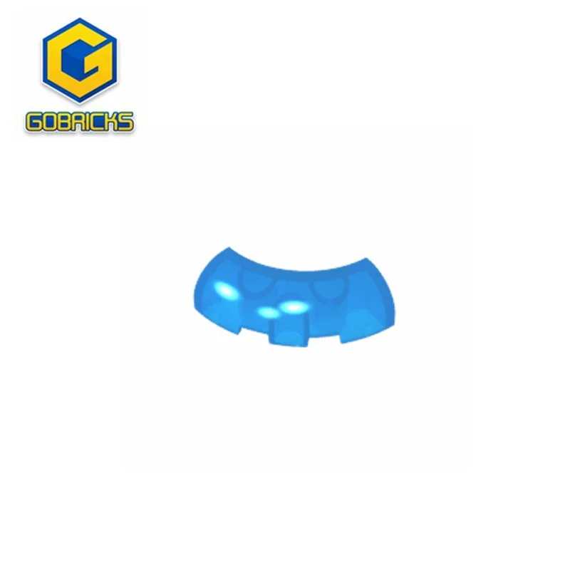 GDS-2189 Brick Round Corner 3 x 3 x 1 with Bottom Cut Outs [No Studs] [1/4 Arch] compatible with lego 65617 Technical