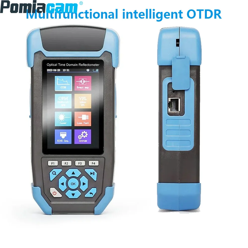 

FCST080620-E Fiber Optic Tester OTDR Optical Time Domain Reflectometry FCST Handle SM MM 24/22dB Mini OTDR Fiber Optic Cable Tes