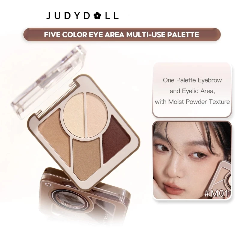 

Judydoll Eyebrow Detail Palette Long-lasting Waterproof Makeup Eye Brown Natural Eyeshadow Long-Lasting Matte Pearlescent