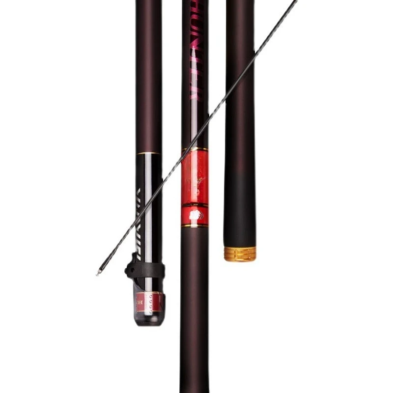 

Red gold large platform fishing rod Reservoir wild fishing black pit blue fishing rod