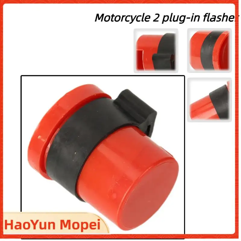 Off Road Motorcycle Accessories 12V Red Circular Buzzer Flasher Electrical Components