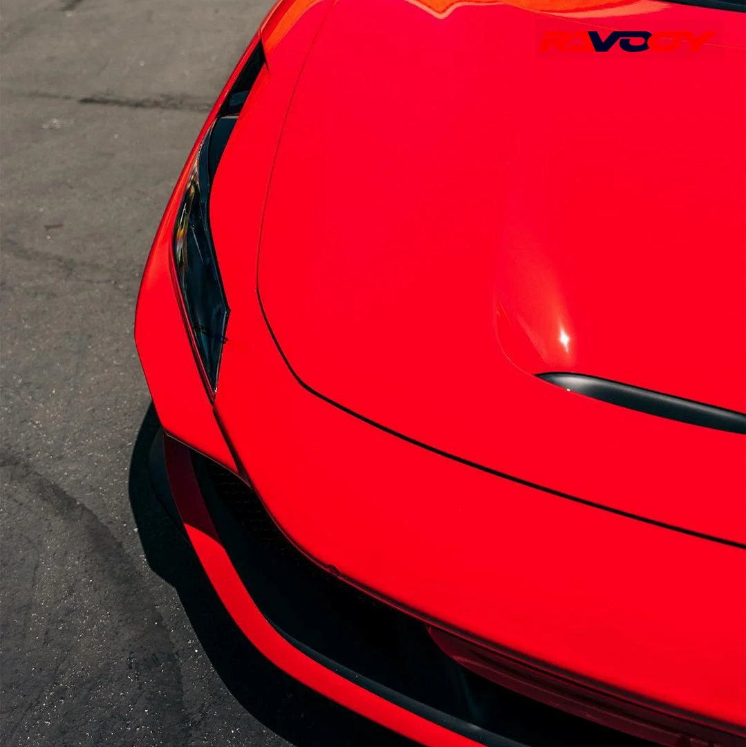Crystal Ferrari Red PPF TPU Paint Protection Film Car Wrap Invisible Car Wrap Scratch Resistant Anti-Yellowing Hydrophobic - Image 4