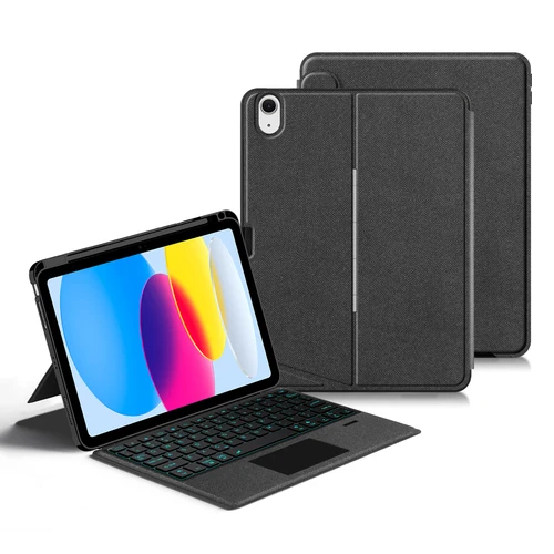 Imagen 2 del producto Funda con teclado mágico para iPad A16, 11 pulgadas, 2025, iPad 11. °, funda con soporte para nuevo iPad 11. a 10 a generación, A3354 A3355 A3356