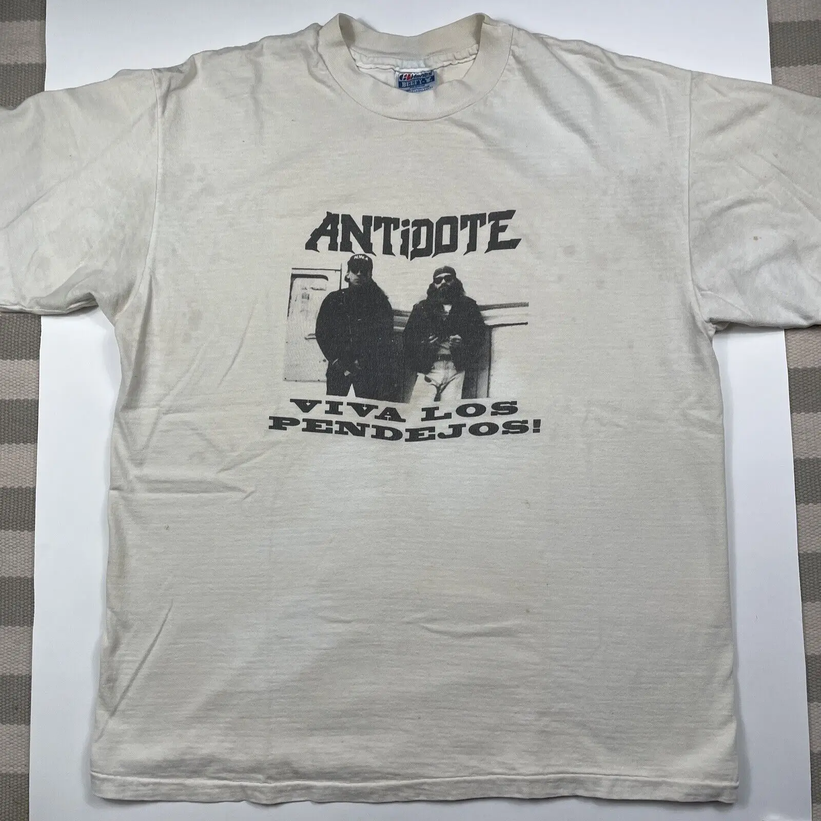 Vintage Antidote Viva Los Pendejos T Shirt 90S Nyc Altnerative Large F S Up