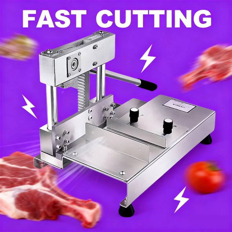Home Kitchen Manual Frozen Meat Slicer Bone Cutting Tool Stainless Steel Bone Meat Cutter Chicken Duck Fish Cutting