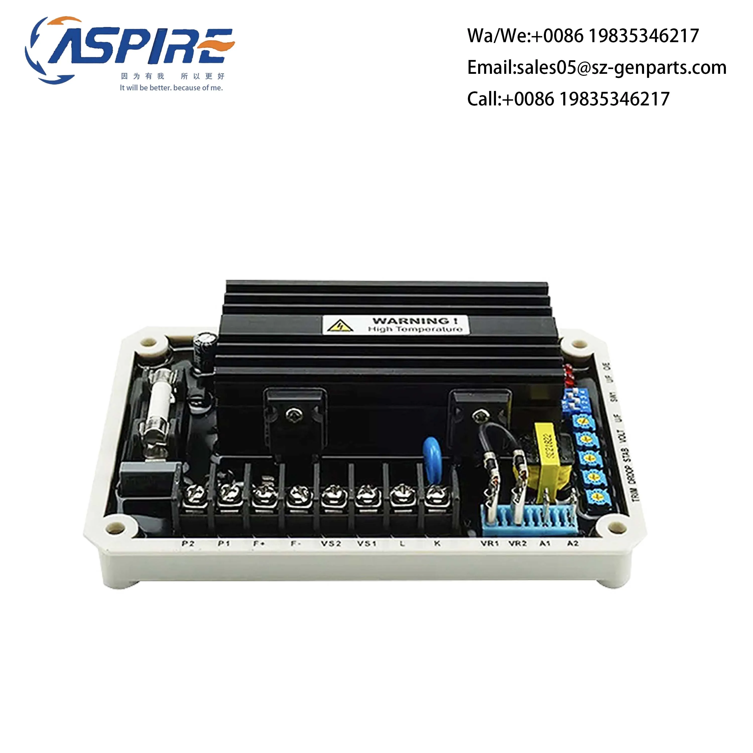 

AVR EA16 EA16A Automatic Voltage Regulator Brushless Generator Excitation Stabilizer Control Panel Genset Spare Parts kit xoen