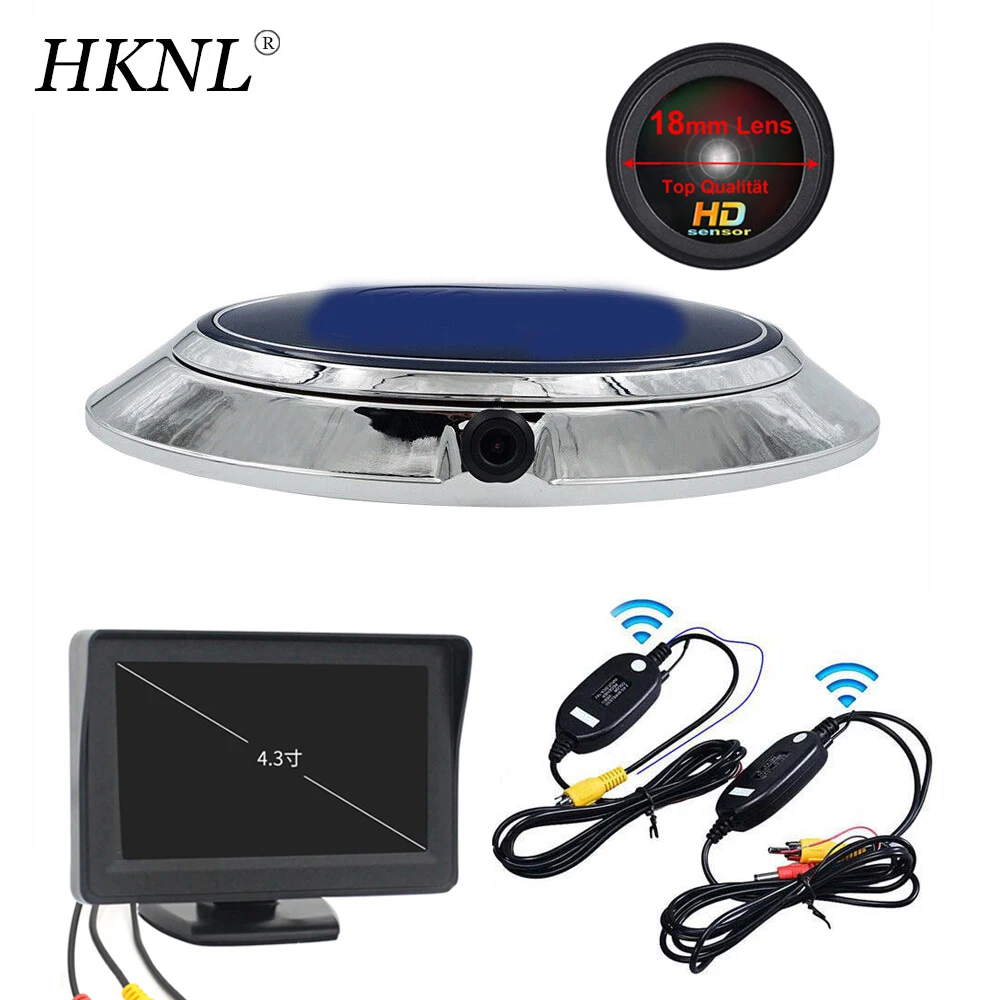 HKNL HD lens Car Rear View Camera 4.3