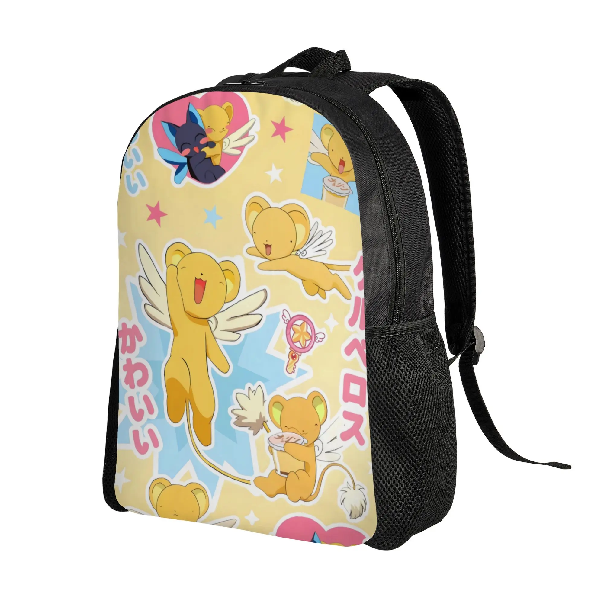 1Piece Cardcaptor Sakura Bookbag Kero Stickers Backpack New Semester Begins