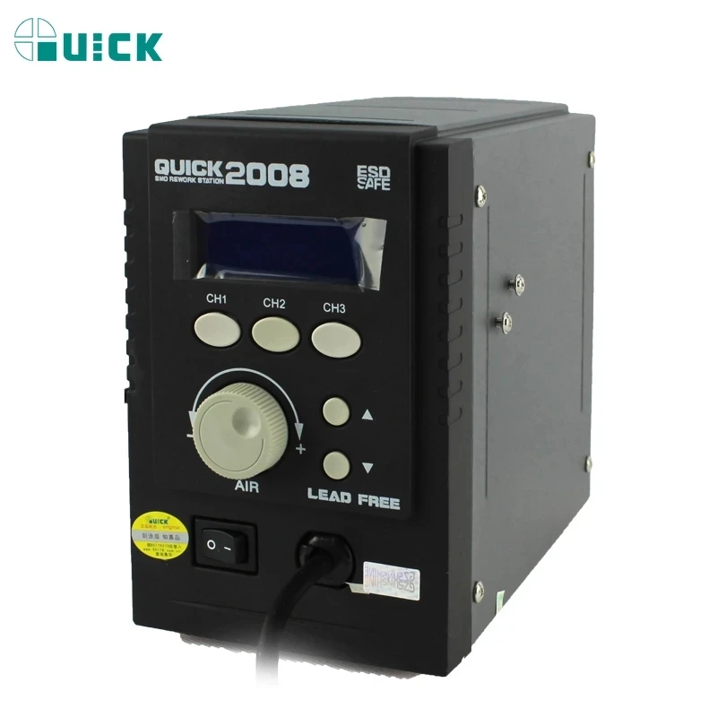 الأصلي سريع 2008 ESD خالية من الرصاص شاشة ديجيتال الحرارة بندقية لحام إعادة العمل محطة لحام صيانة الهاتف المحمول مسدس هواء #3