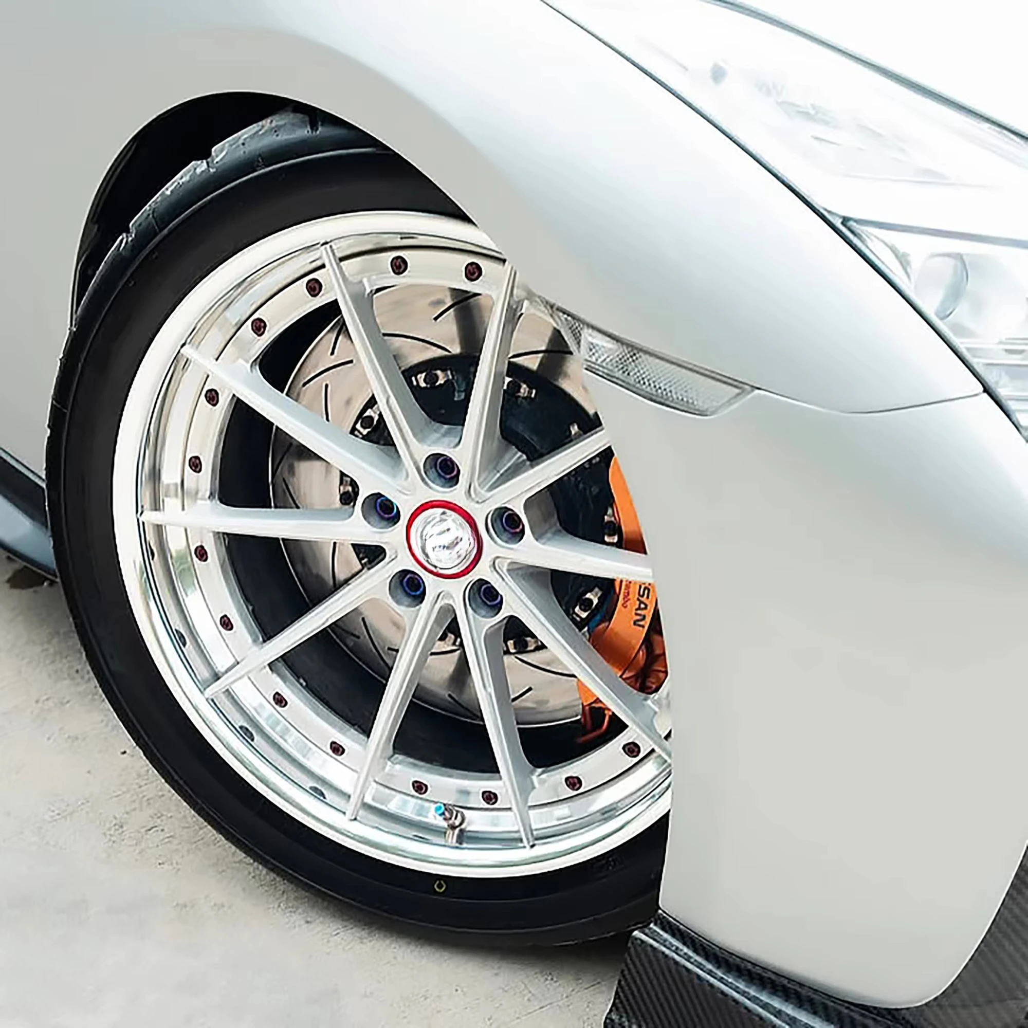 

RSCR Forged Alloy Wheels Silver T6061 18-24 Inch 5X112 5X108 5X114.3 5X120 Hubs 40mm-30mm 98mm PCD for Model 0606-T6