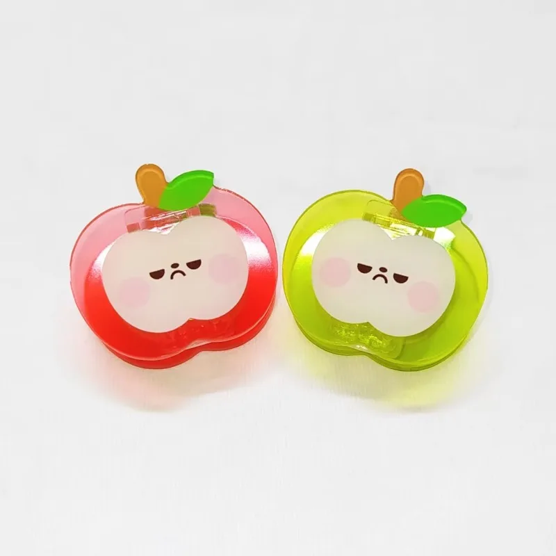 

Love and Deep Space Surrounding High Beauty Xia Yi Zhou Sun Fruit Acrylic Apple PP Clip Fun Fan Storage Files Cute Cartoon Gifts