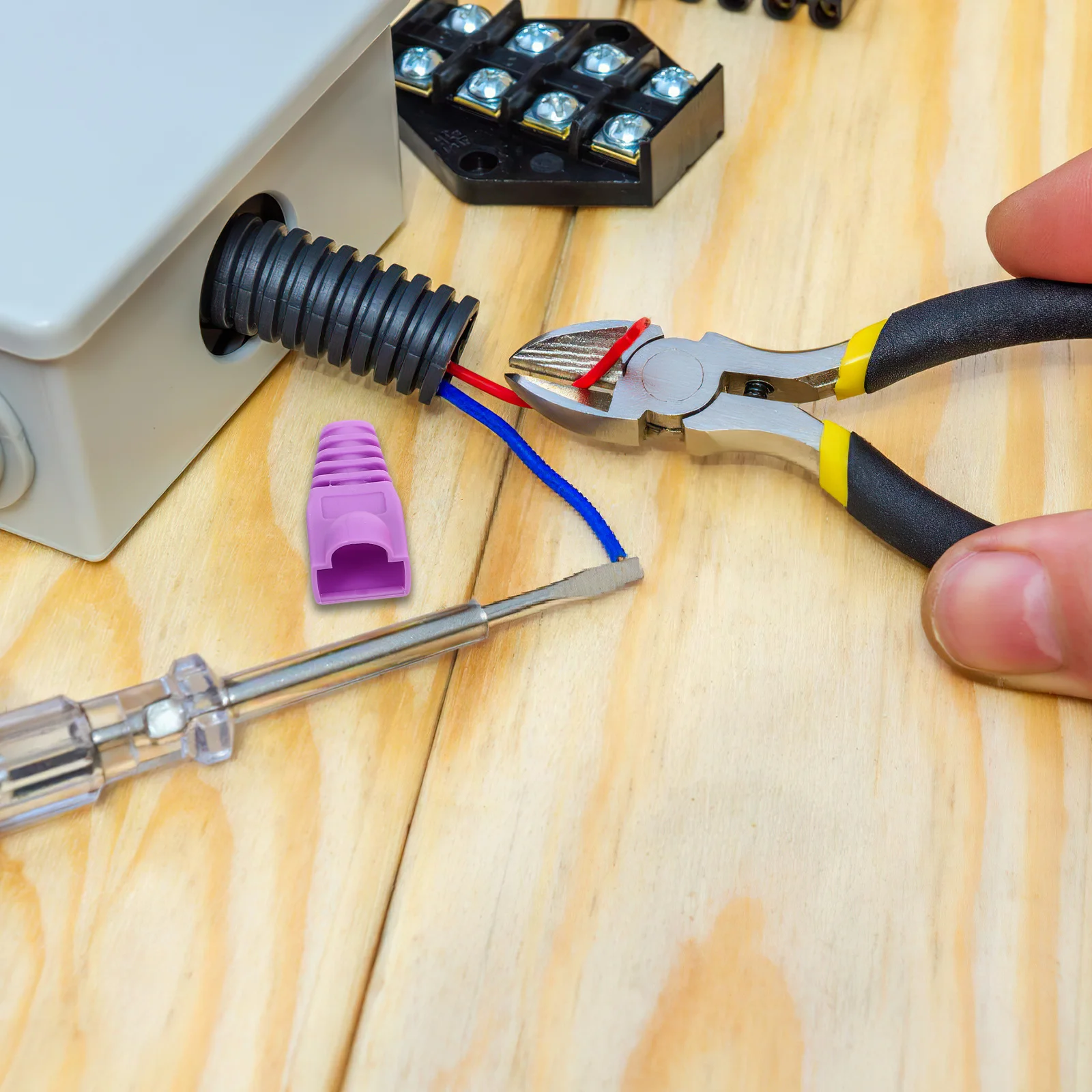 

50Pcs Ethernet Cable Connector Protective Boots Caps Cover for Network Wire Sleeve Ethernet Port Protector Cable Boot Head