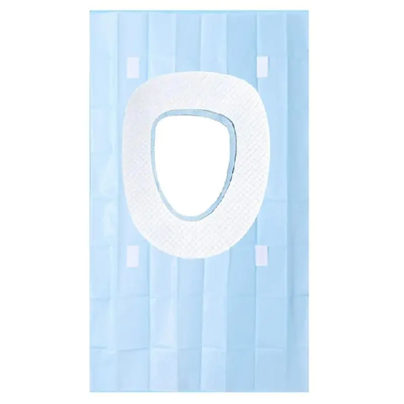 

A64Z For Outdoors, Hotel 80-Pack Toilet Seat Covers 16X24" XL Disposable Seat Liners Portable Travel Covers