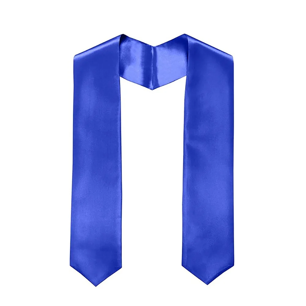 

Doctor Graduation Season Ribbon Master Bachelor Etiquette Shoulder Strap Satin Sash Solid Color Graduation Honorary Silk Shawl