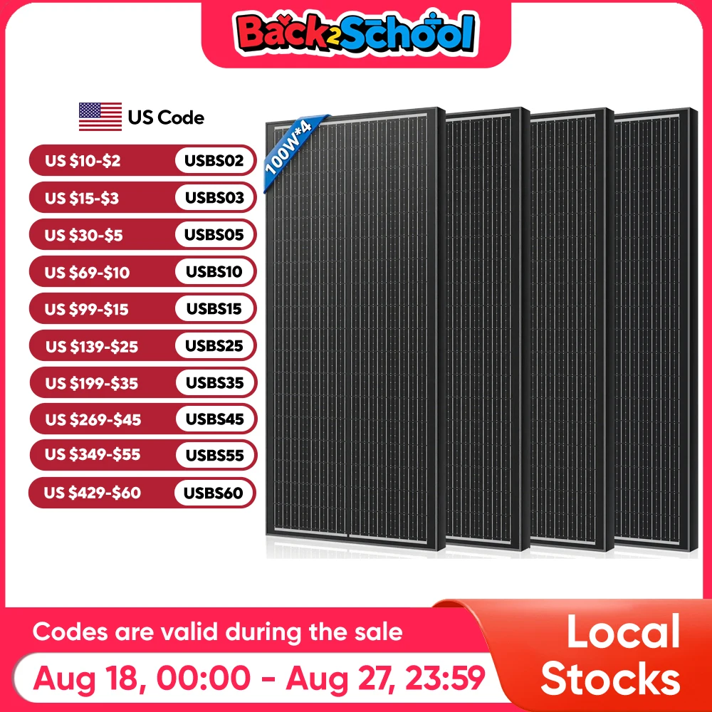 Durable Monocrystalline Solar Panels for Outdoors