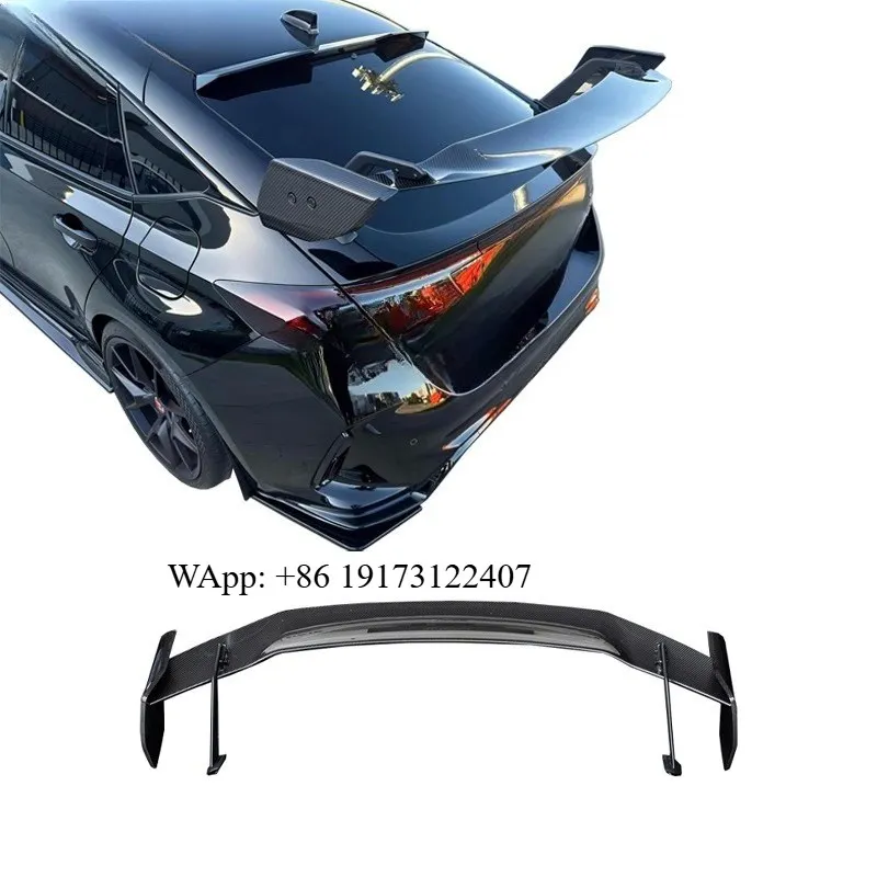

PU Carbon Wholesale Dry Carbon Fiber Rear Trunk WingTypeR FL5 AD Style Tail Wing Spoiler Lip Wings Ducktail