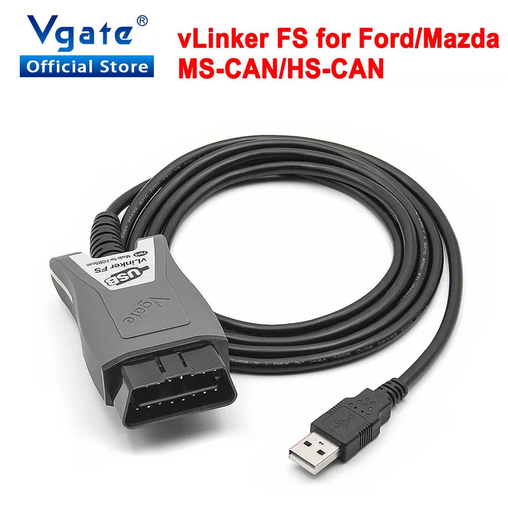 

Vgate vLinker FS ELM327 для Ford FORScan HS/MS-CAN ELM 327 OBD 2 OBD2 автомобильный диагностический сканер интерфейс инструменты OBDII для Mazda