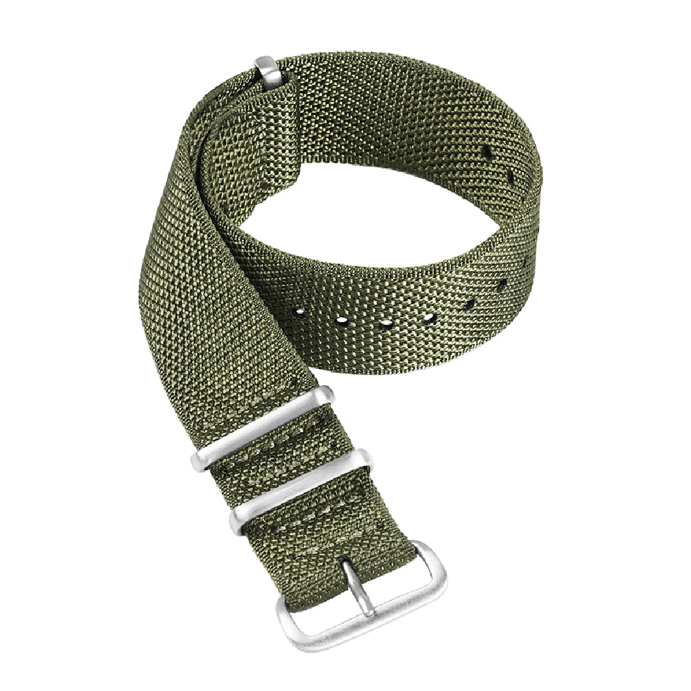 New Ribbed Nylon Watch Strap 20mm 22mm Nylon Watch Strap Watchband Accessories for Military Watch Band Bracelets for Seiko Reloj