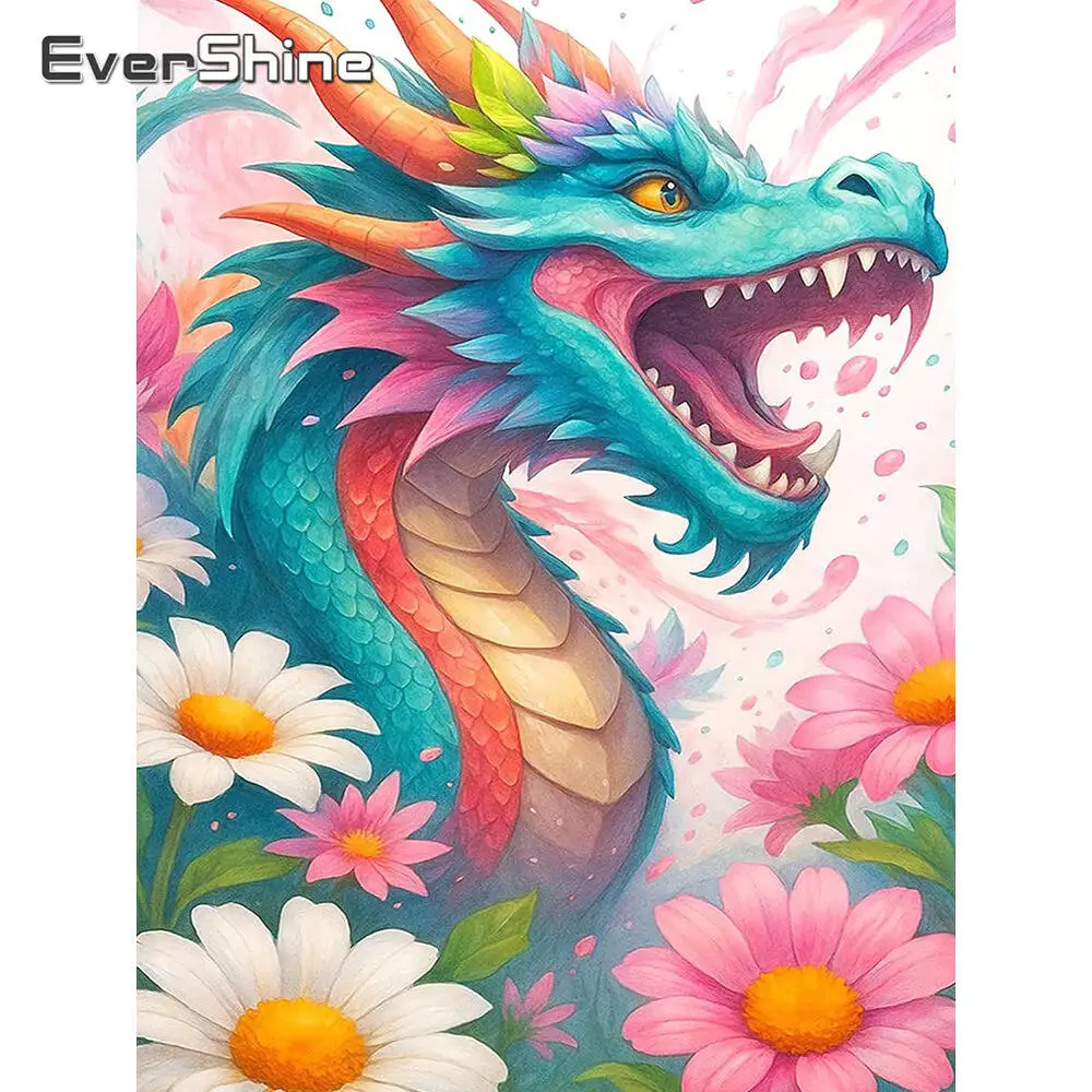 Evershine Diamant-Malerei, Hund, Tier, Strass-Bilder, Cartoon-Diamant-Stickerei, Brücke, buntes Kunsthandwerk, handgefertigtes Geschenk