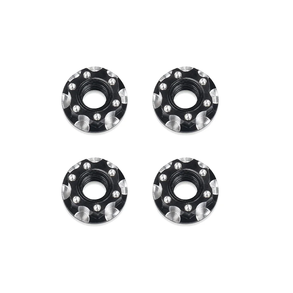 PYFORE M4 gezahnte Sicherungsmuttern für 1/10 RC-Autos, universelle Anti-Lockerungs-RC-Autoteile F001 – Detail 3