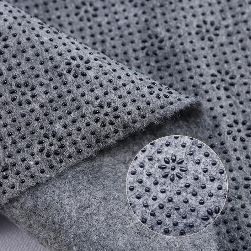 Tufting Carpet Base Cloth Punch Needle Embroidery Backing Cloth PVC Dot Non-slip Non-woven Felt Fabric for DIY Rug Making