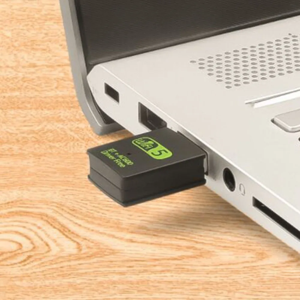 600Mbps Bluetooth 5.0 2 em 1 Dongle Bluetooth BT + AC600 Adaptador de rede Wifi Driver grátis USB2.0 Placa de rede sem fio