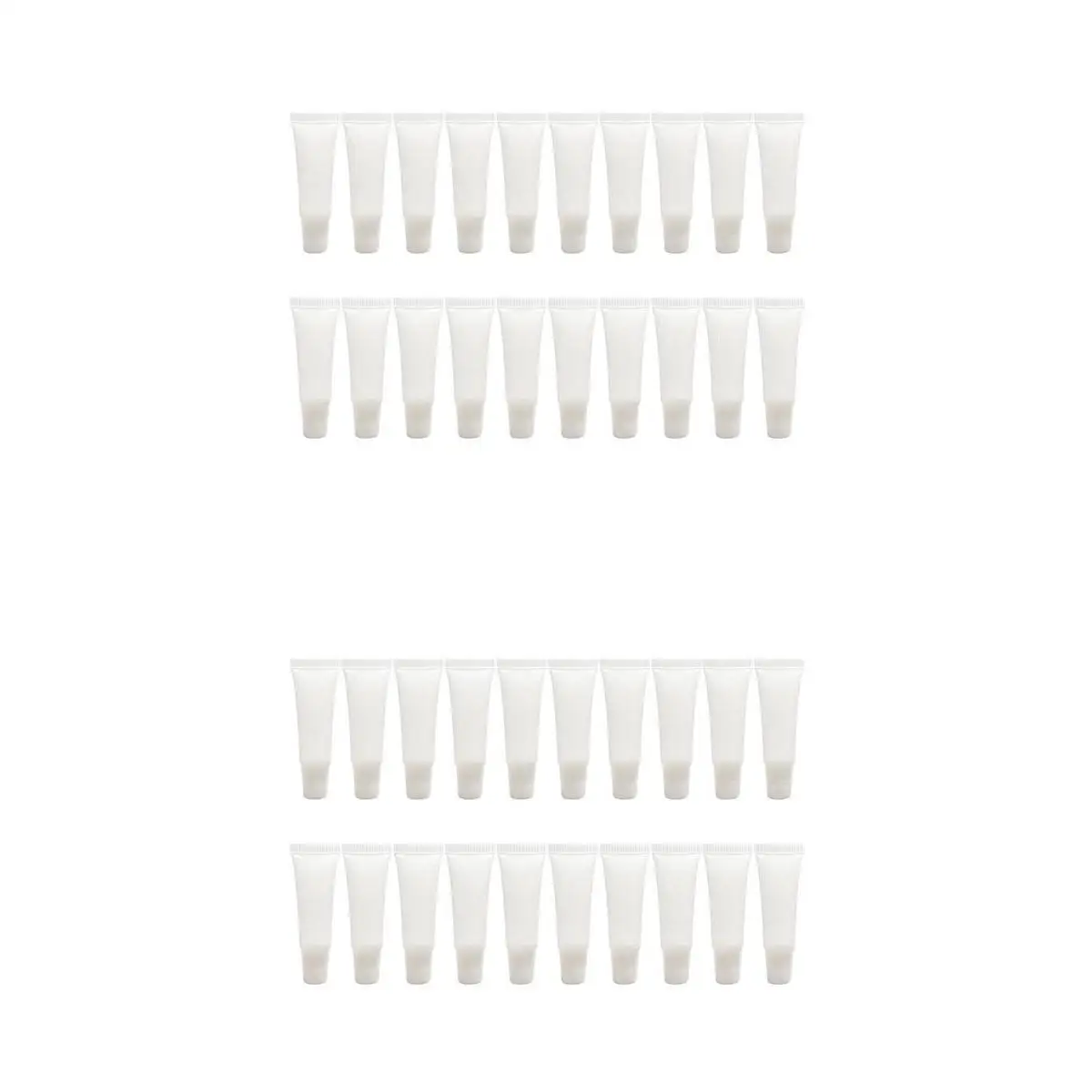 40 Stuks Doorzichtige Plastic Lege 10G/15G Lipgloss Balsem Zachte Buizen Reizen Lipolie Flessen Flesjes Containers