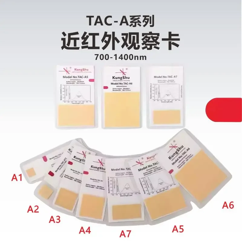 TAC Near-infrared Display Detection and Observation Card Laser Frequency Doubling Chip Card VRC5