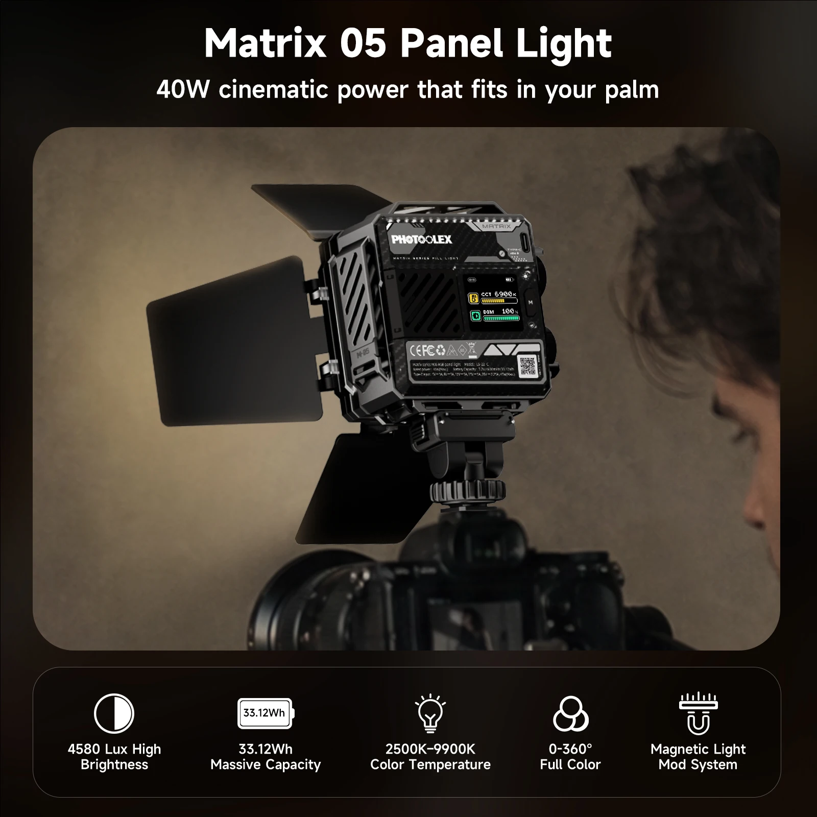 ضوء فيديو LED RGB بقوة 40 واط - مراجعة Torjim Rgb Photography Video Lighting وسعره