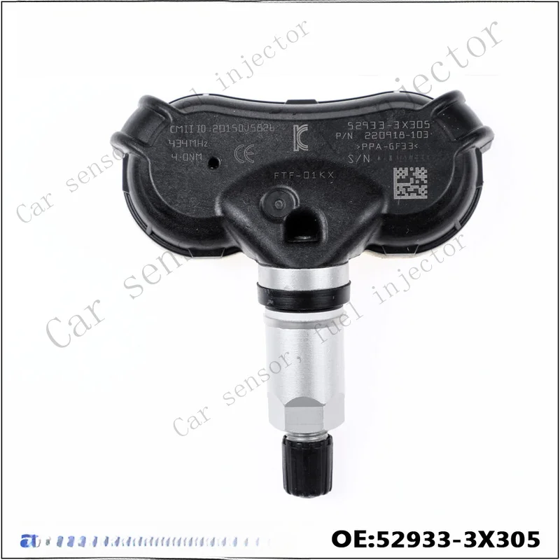 Q+ 4X TPMS Tyre Pressure Sensor For Hyundai Elantra IV V Kia Rio III Cerato III