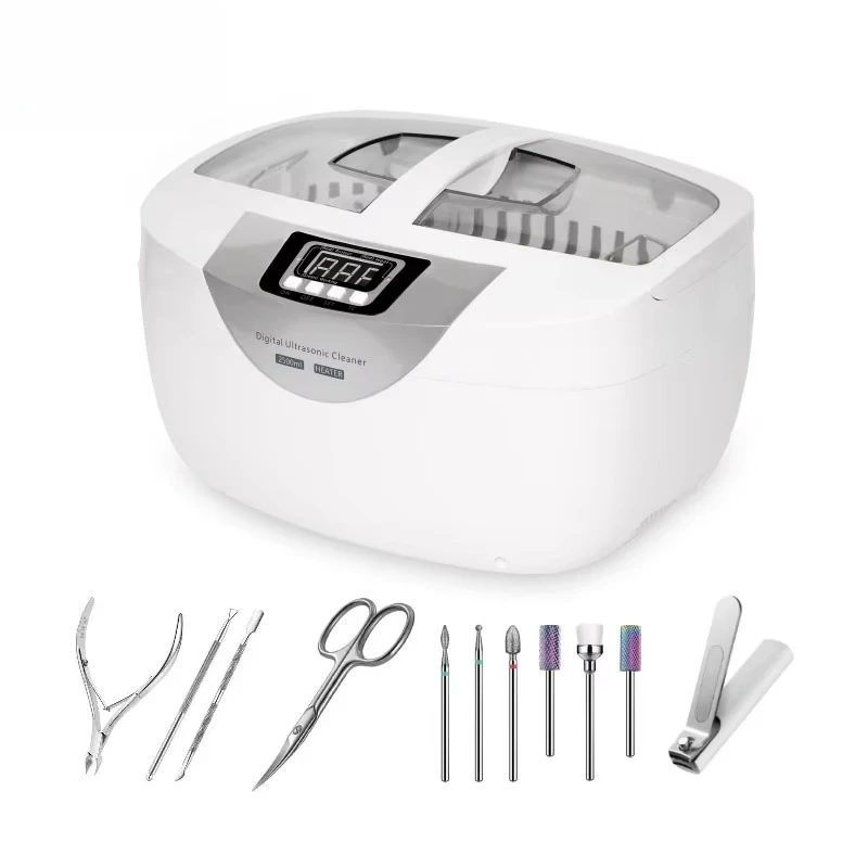 

Digital Ultrasonic Cleaner 2.5L 70W Ultrasonic Nail Tools Cleaner for Repair & Beauty & Hairdressing Tools